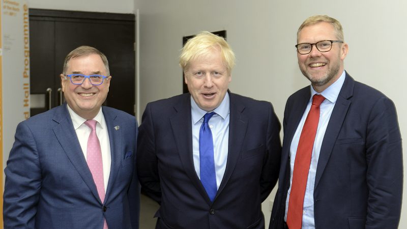 Boris Johnson at the Convention of the North with NP11